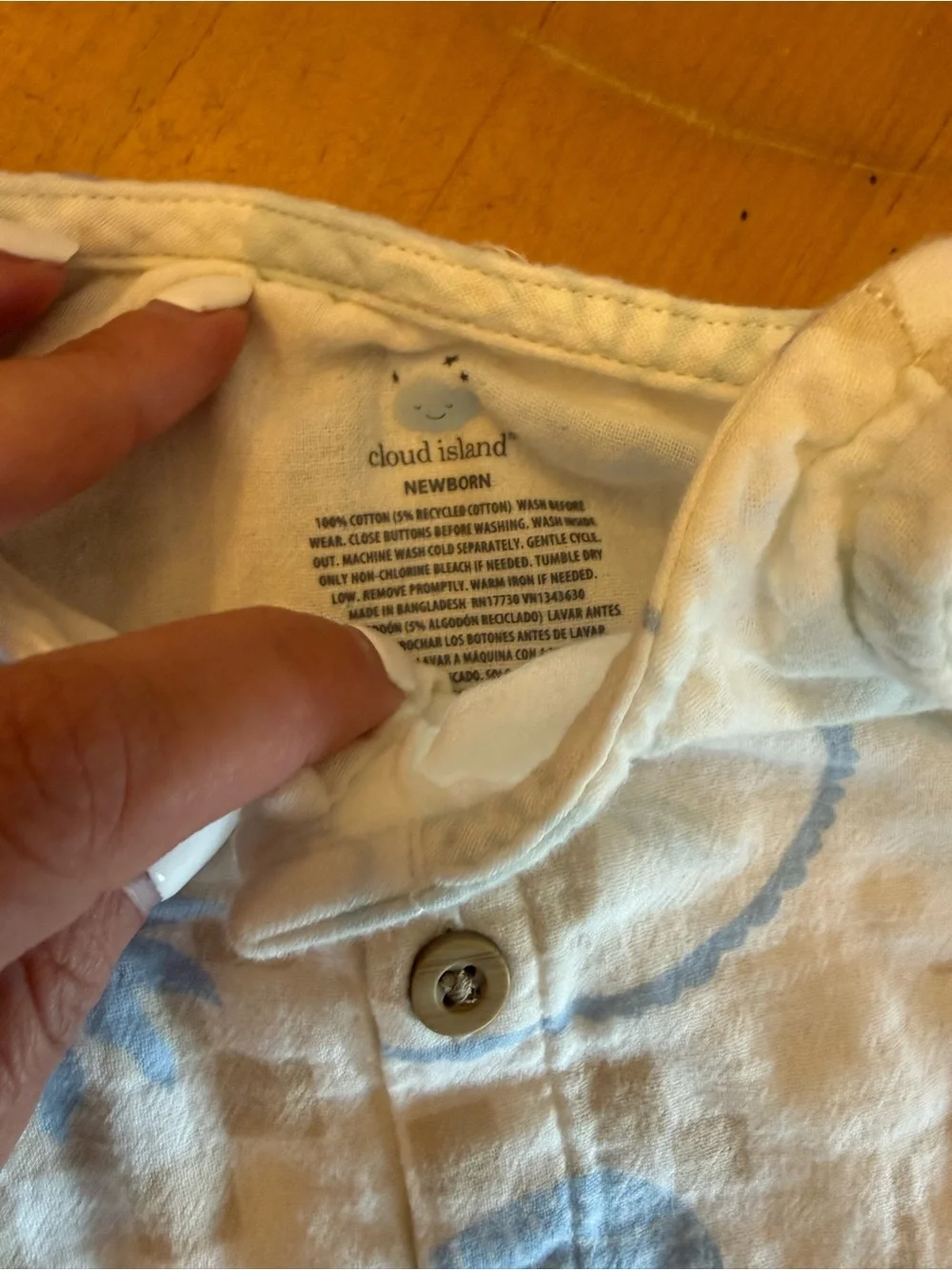 Cloud Island Newborn baby outfits